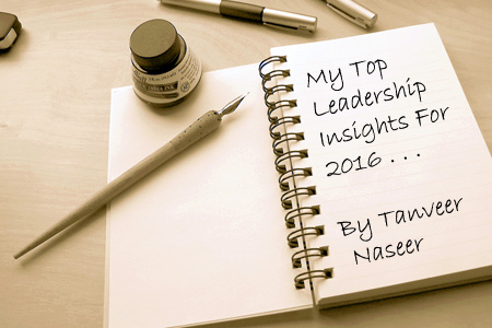 A look back at my Top 10 leadership insights from 2016 and the common themes they reveal about how leaders can be successful in 2017. 
