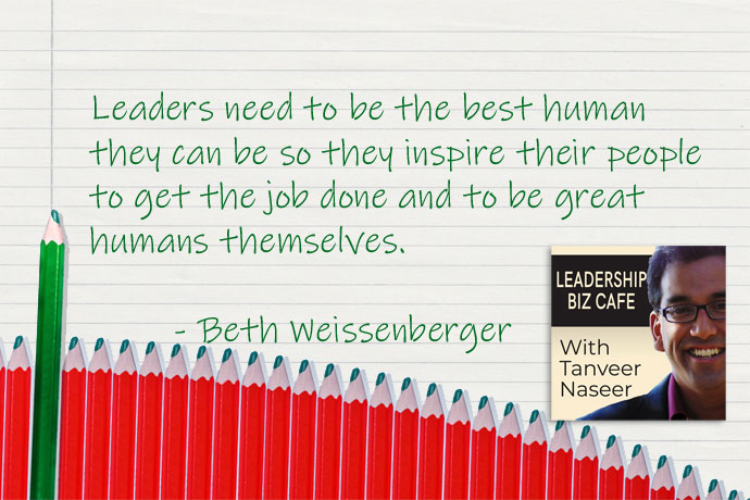 President and co-founder Beth Weissenberger on how leaders can bring more of their humanity to the way they lead, without all the negative internal baggage.
