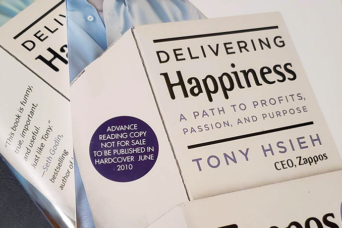 Delivering Happiness books