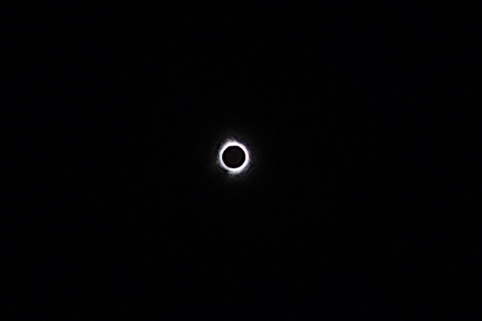 Montreal solar eclipse - photograph taken by Tanveer Naseer
