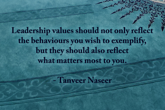 What are your leadership values