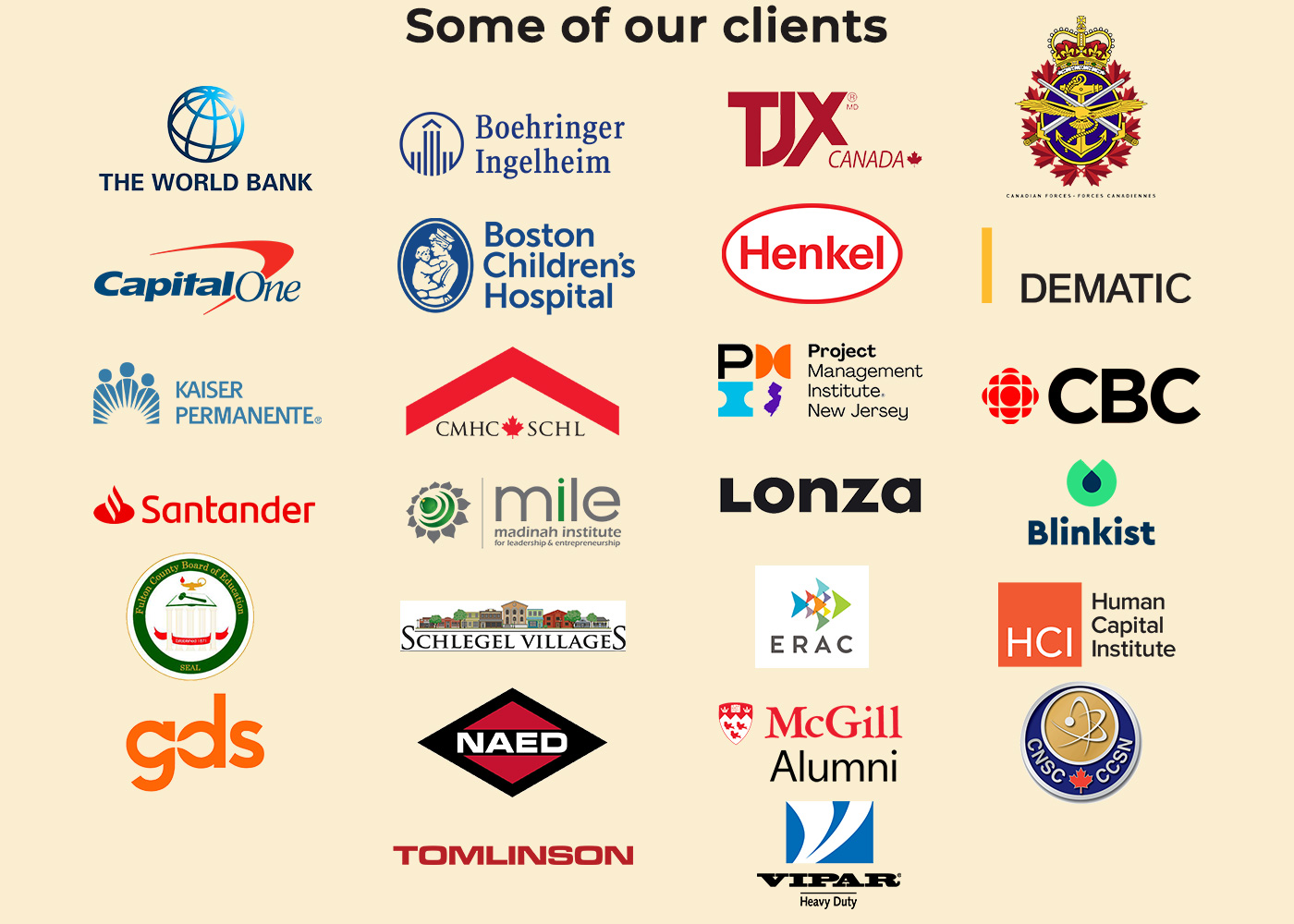 Some of our clients